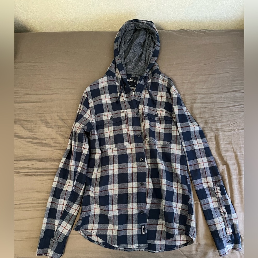 Hollister hooded Long Sleeve Shirt